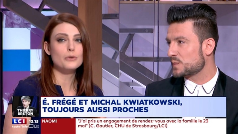 Élodie Frégé et son compagnon