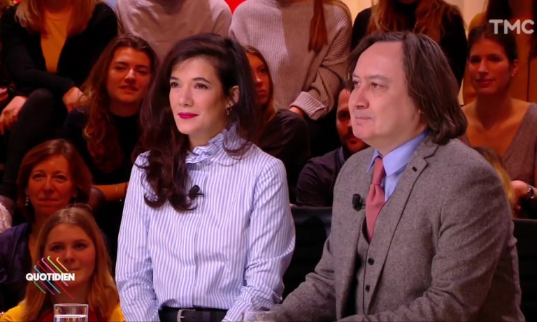 Mélanie Doutey et son compagnon