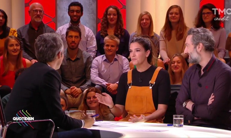 Vincent Desagnat et sa femme