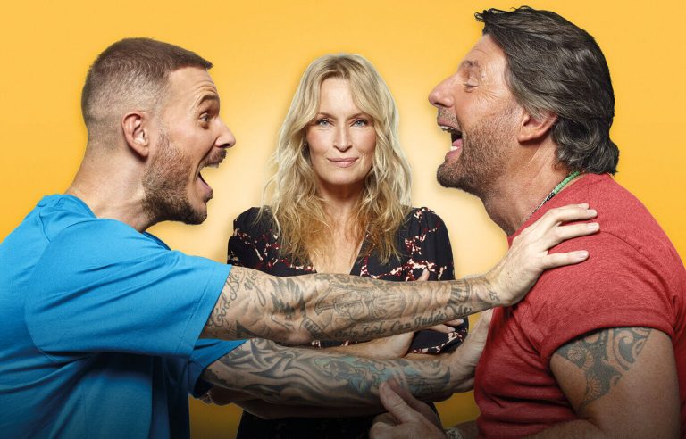 Estelle Lefébure et son compagnon