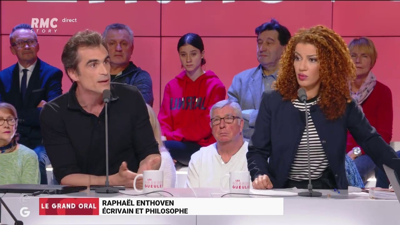 Raphaël Enthoven et sa femme