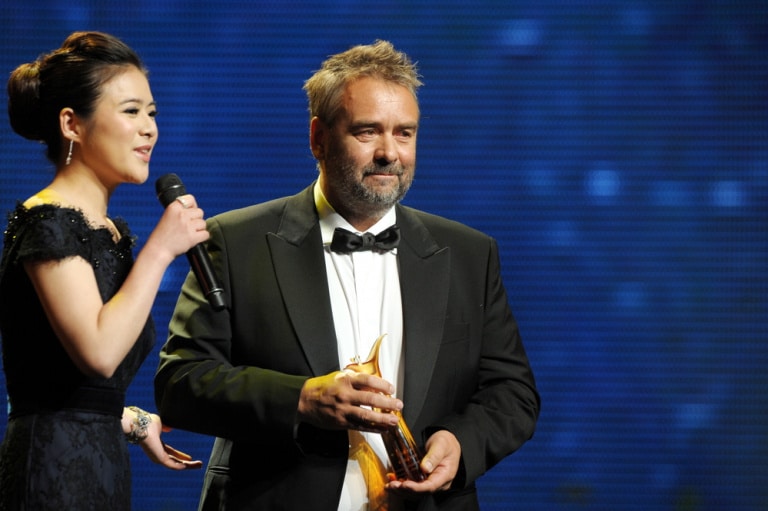 Luc Besson et sa femme