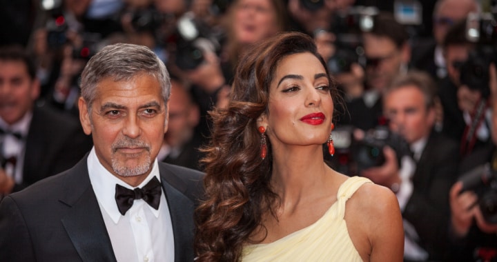 George Clooney et sa compagne