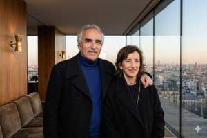 Nathalie Lévy et son mari