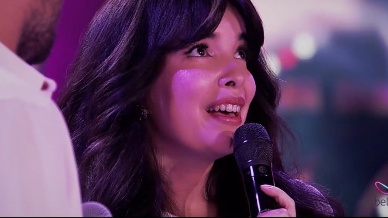 Indila et son compagnon