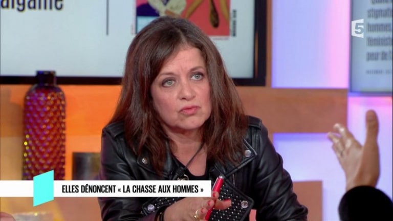 Elisabeth Levy et son compagnon