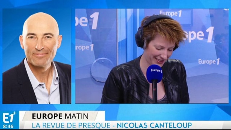 Nicolas Canteloup et sa femme