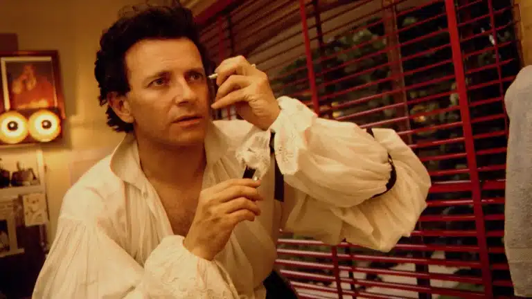 Francis Huster et sa femme 