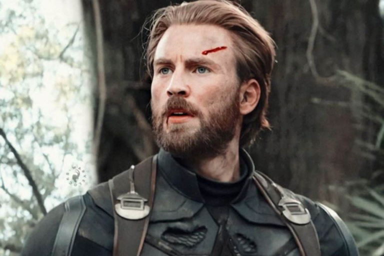 Chris Evans et sa femme