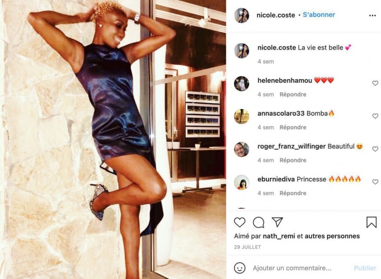 Nicole Coste et son compagnon