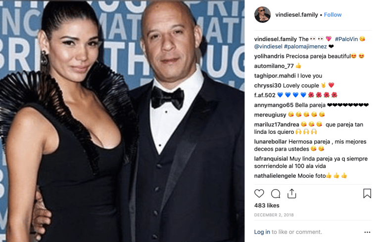 Paloma Jiménez et son compagnon