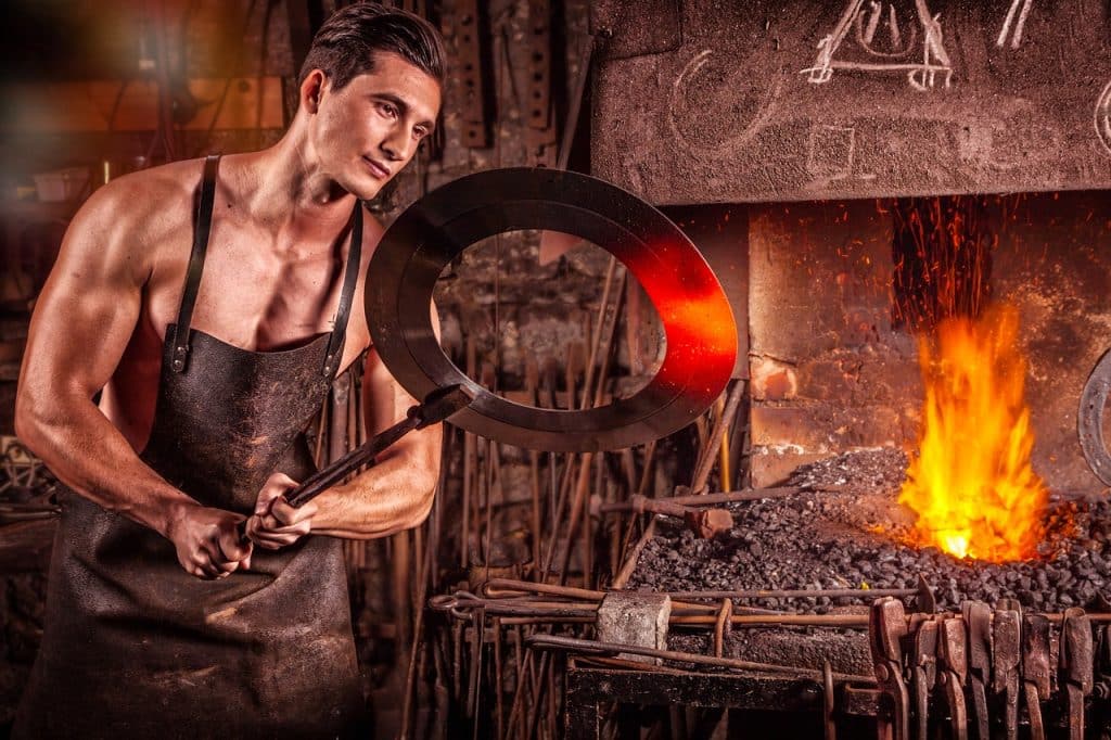 blacksmith, fire, iron-2740128.jpg