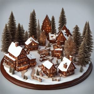 ai generated, village, trees-8402827.jpg