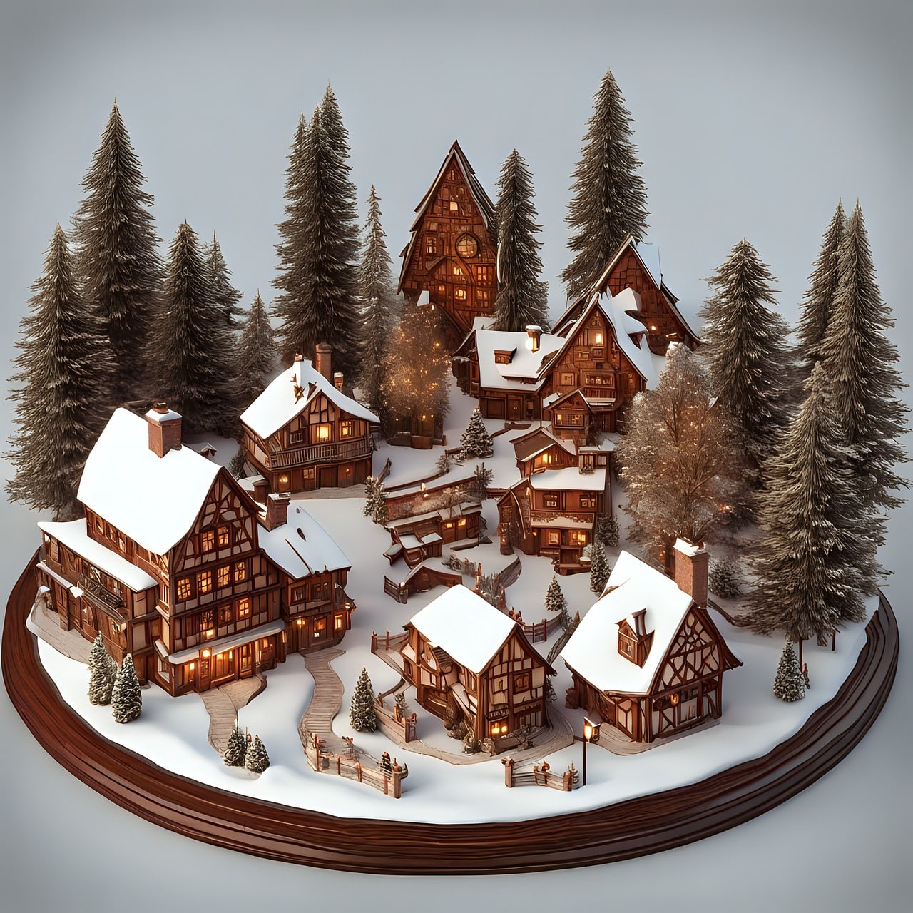 ai generated, village, trees-8402827.jpg