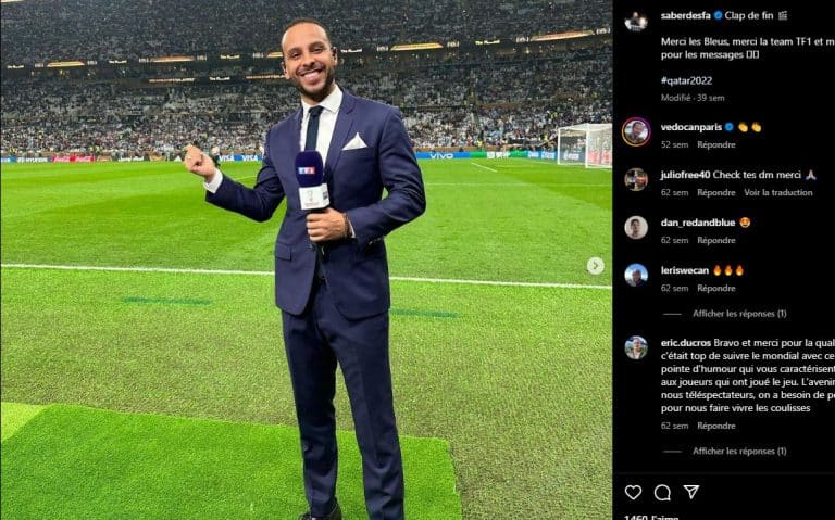 Saber Desfarges et sa compagne