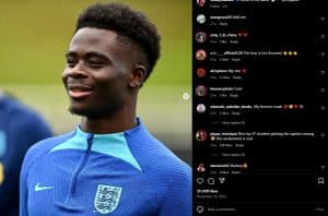 Bukayo Saka et femme