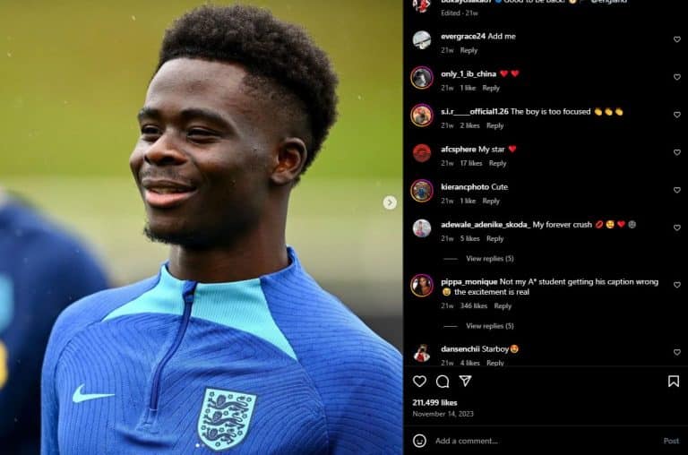 Bukayo Saka et femme