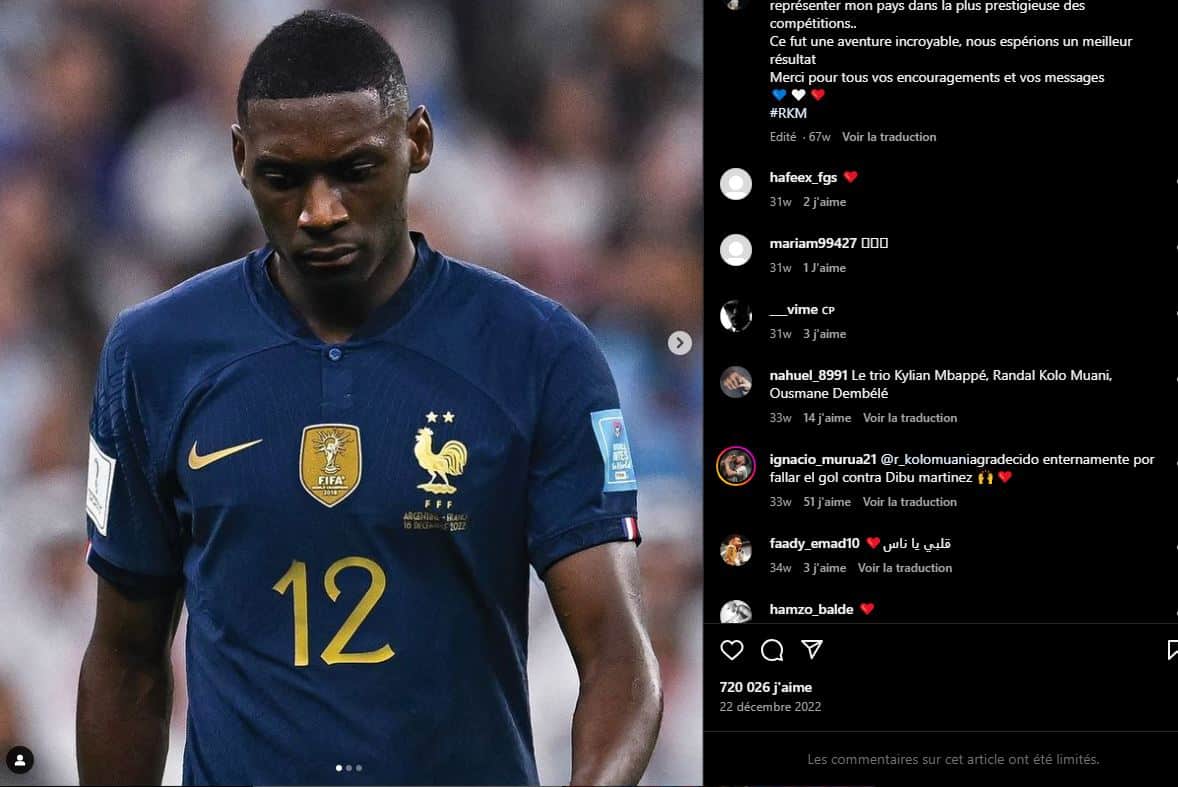 Kolo Muani et sa femme