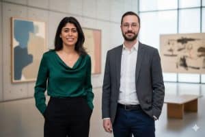 David Guiraud et sa compagne