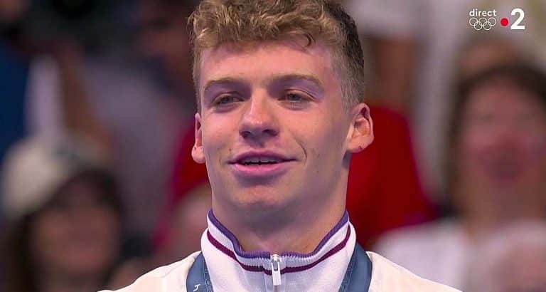 Léon Marchand et sa copine