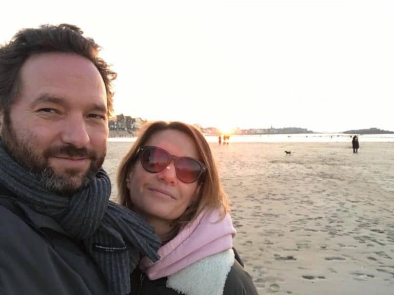 Nelly Daynac et son mari