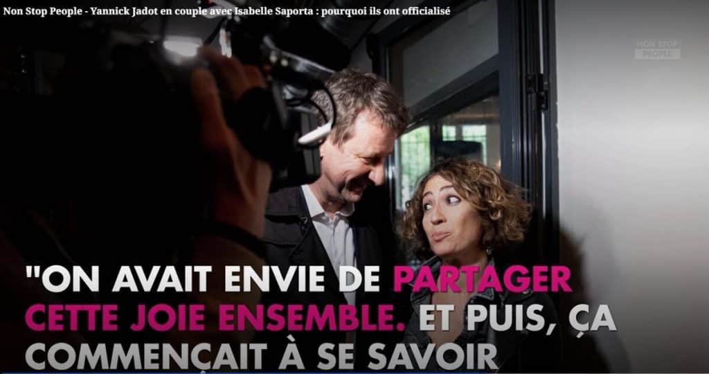 Isabelle Saporta et son ex-mari Yannick Jadot