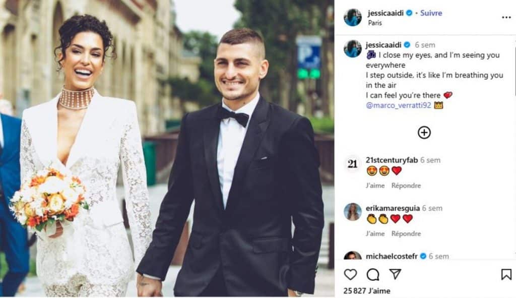 Jessica Aidi et Marco Verratti