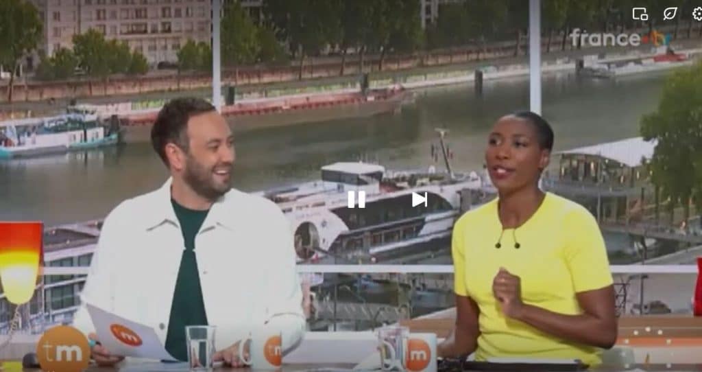 Johanna Ghiglia et son compagnon