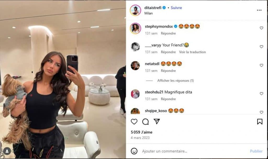 femme de Benjamin Mendy