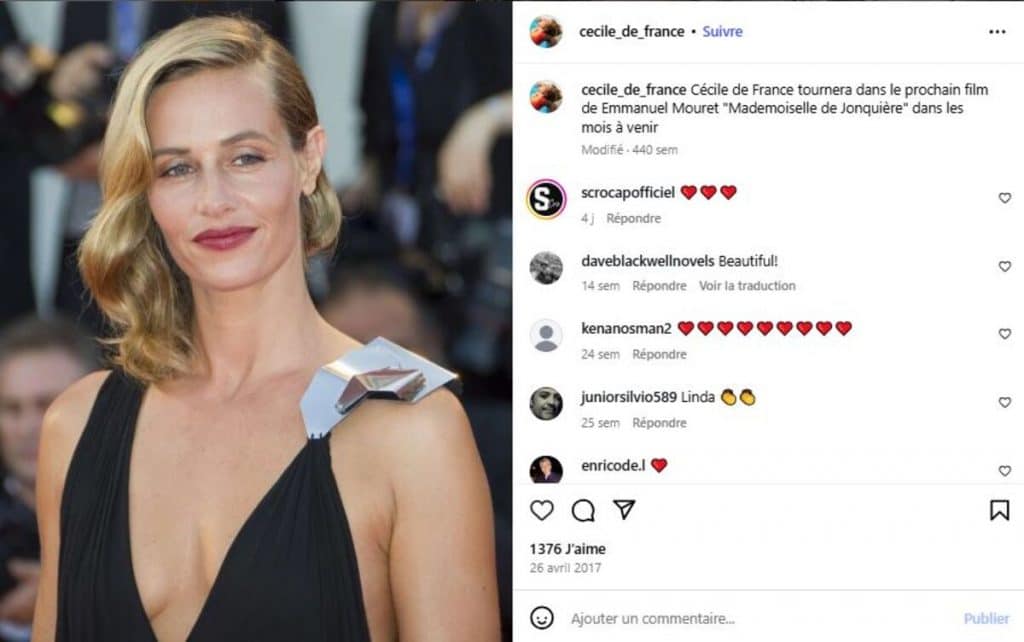 Cécile de France et son compagnon