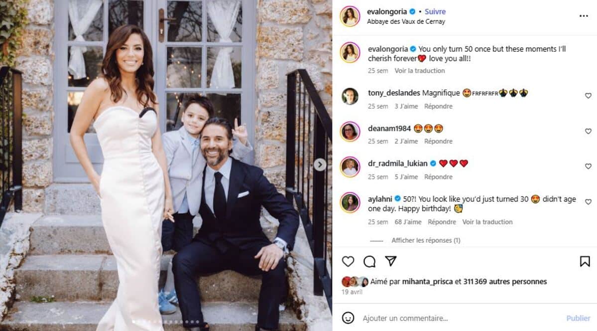 Eva Longoria et son époux