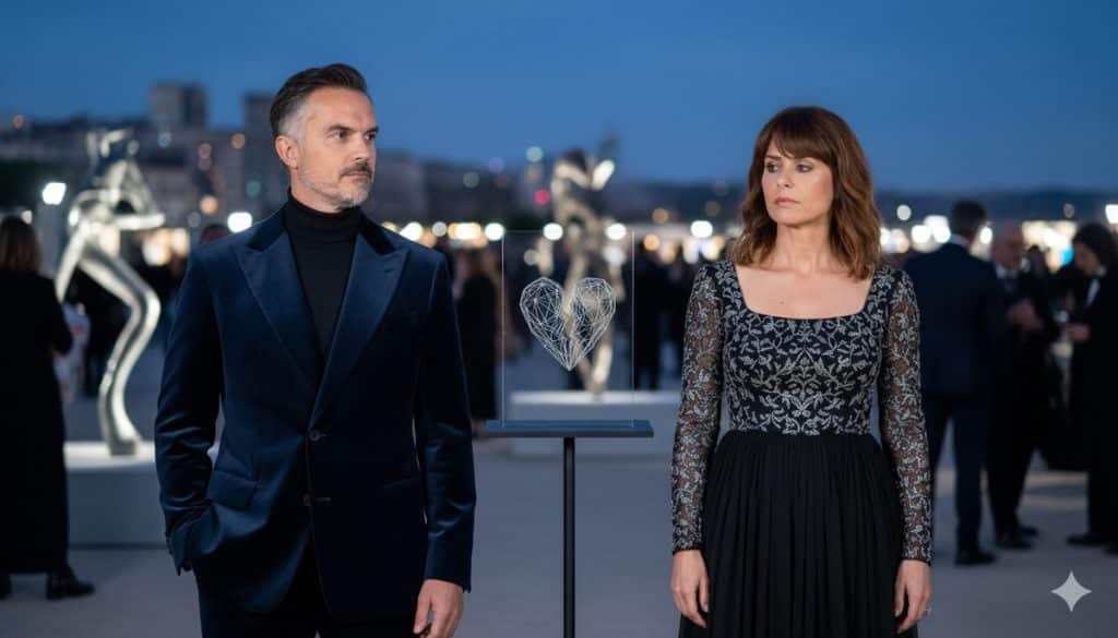 Faustine Bollaert divorce