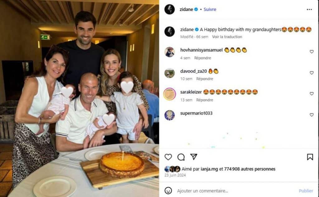 épouse de Zidane