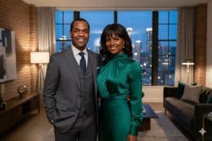 Marie-Aline Meliyi et son époux