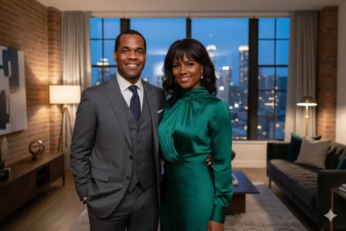 Marie-Aline Meliyi et son époux