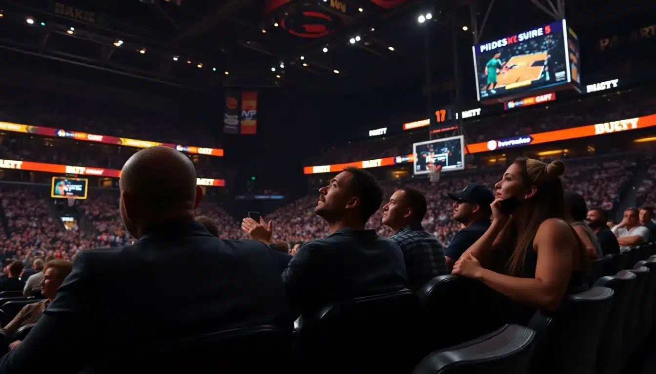 Célébrités et sport, tribunes VIP